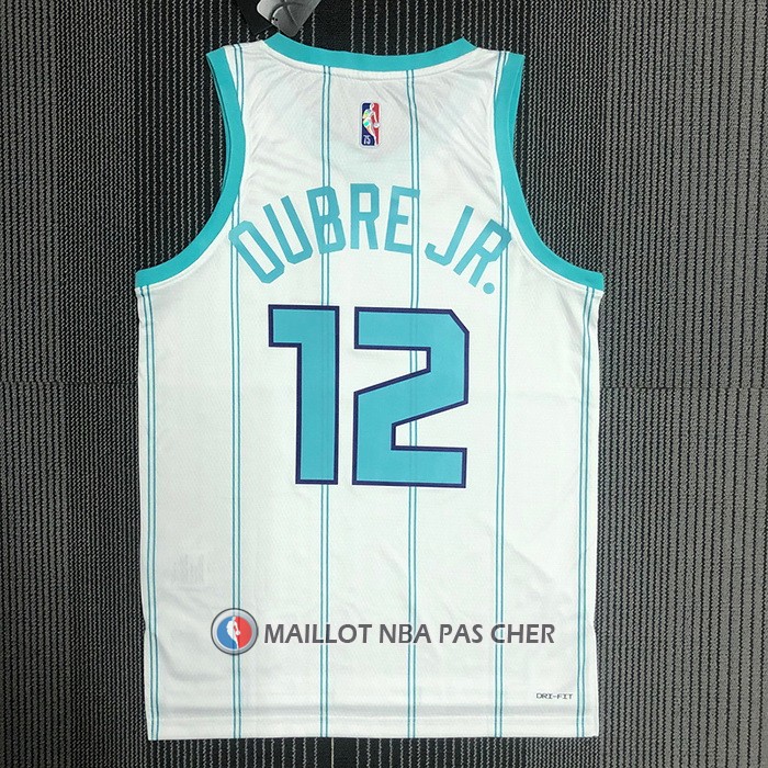 Maillot Charlotte Hornets Kelly Oubre JR. NO 12 Association 2020-21 Blanc